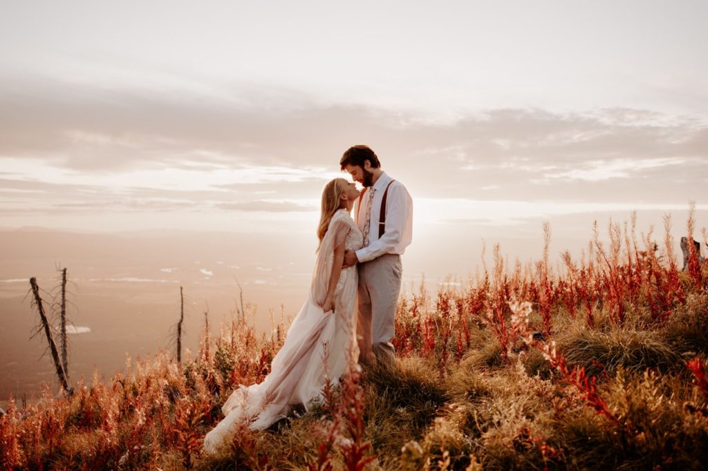 Golden Hour Elopement in the Mountains