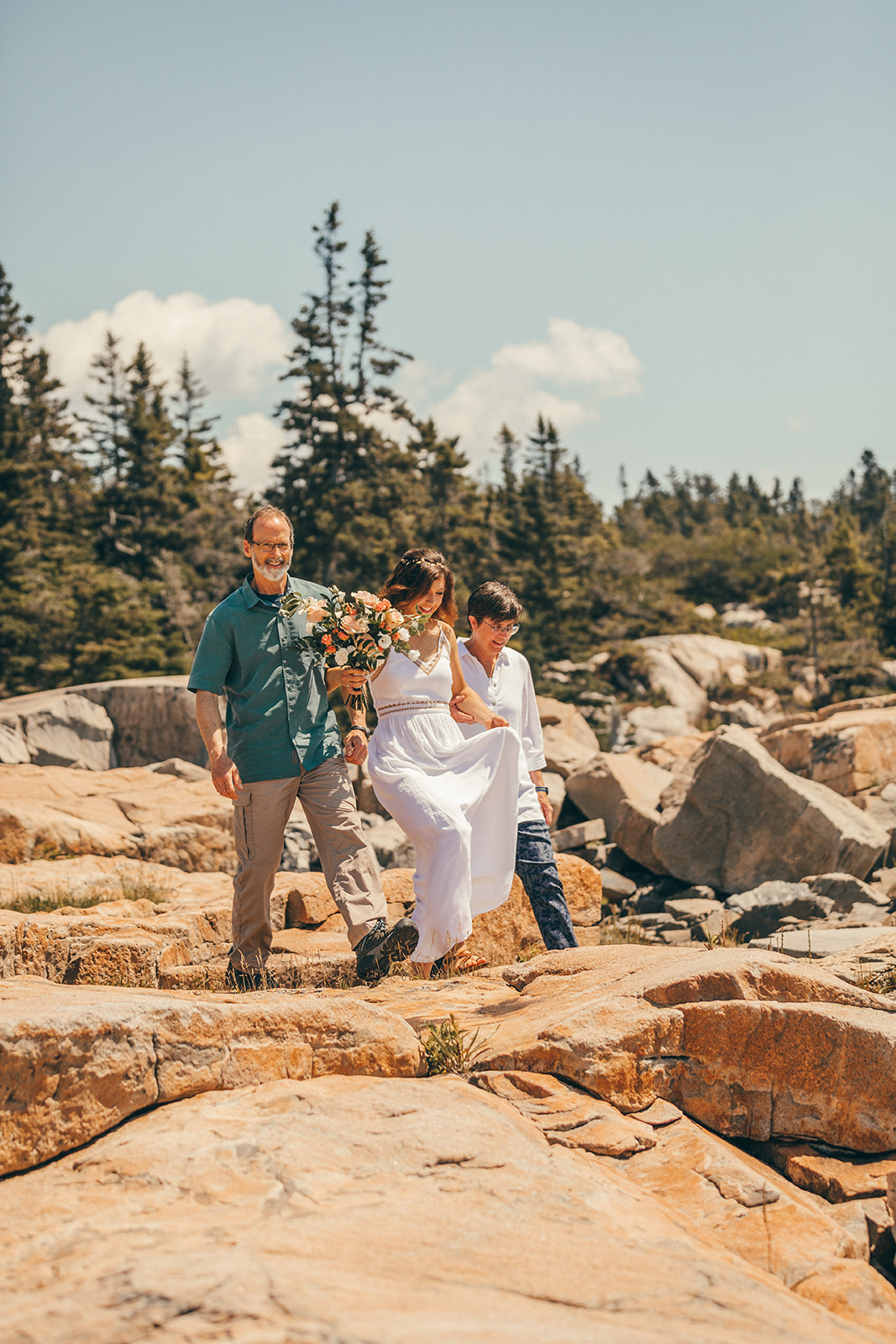 Schoodic Point Acadia National Park Elopement | Rendezvous Elopements ...