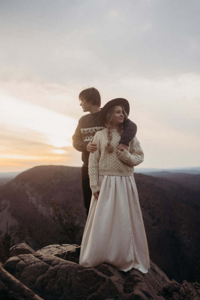 adventure elopement in the mountains