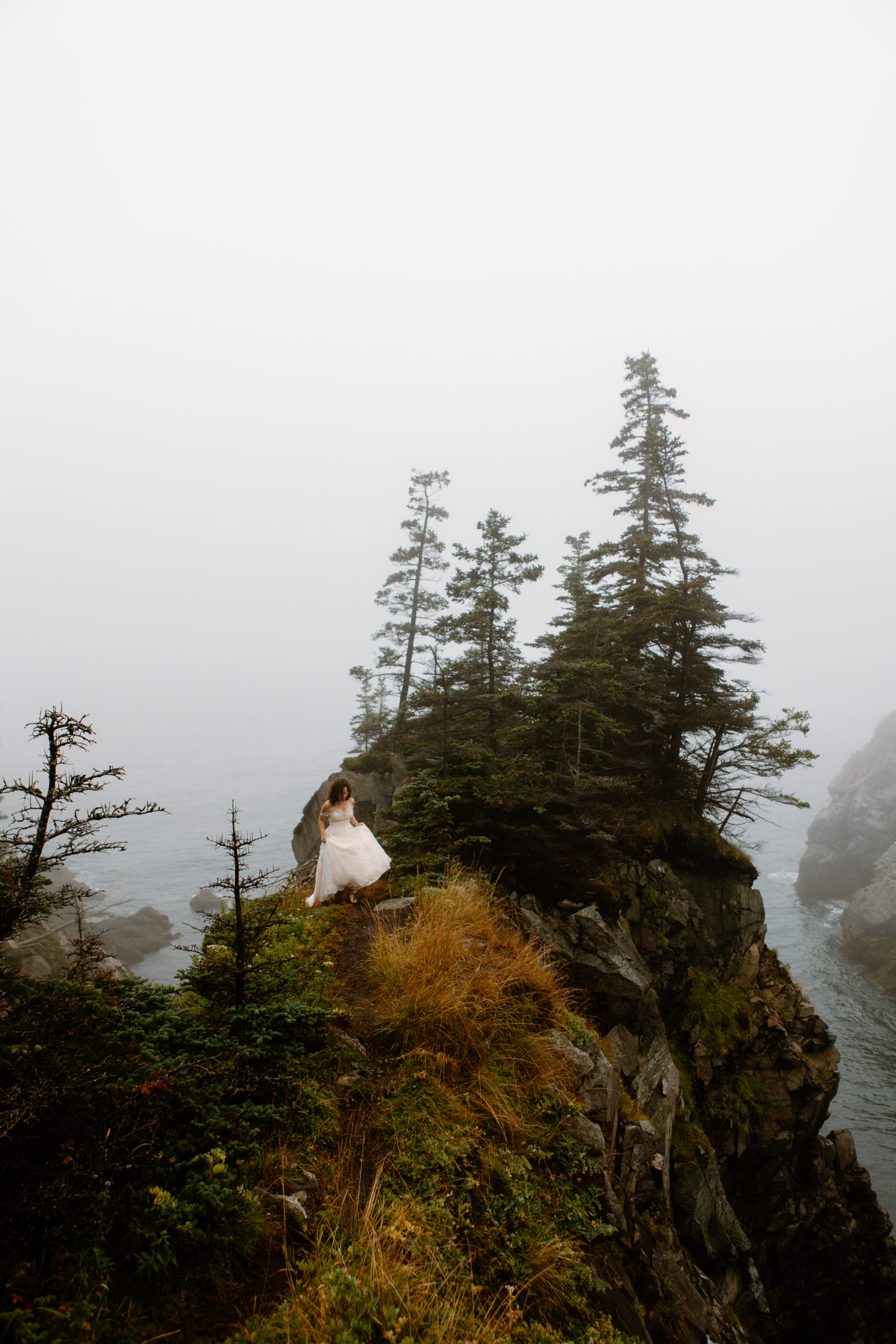 Moody Elopement on the Coast of Maine