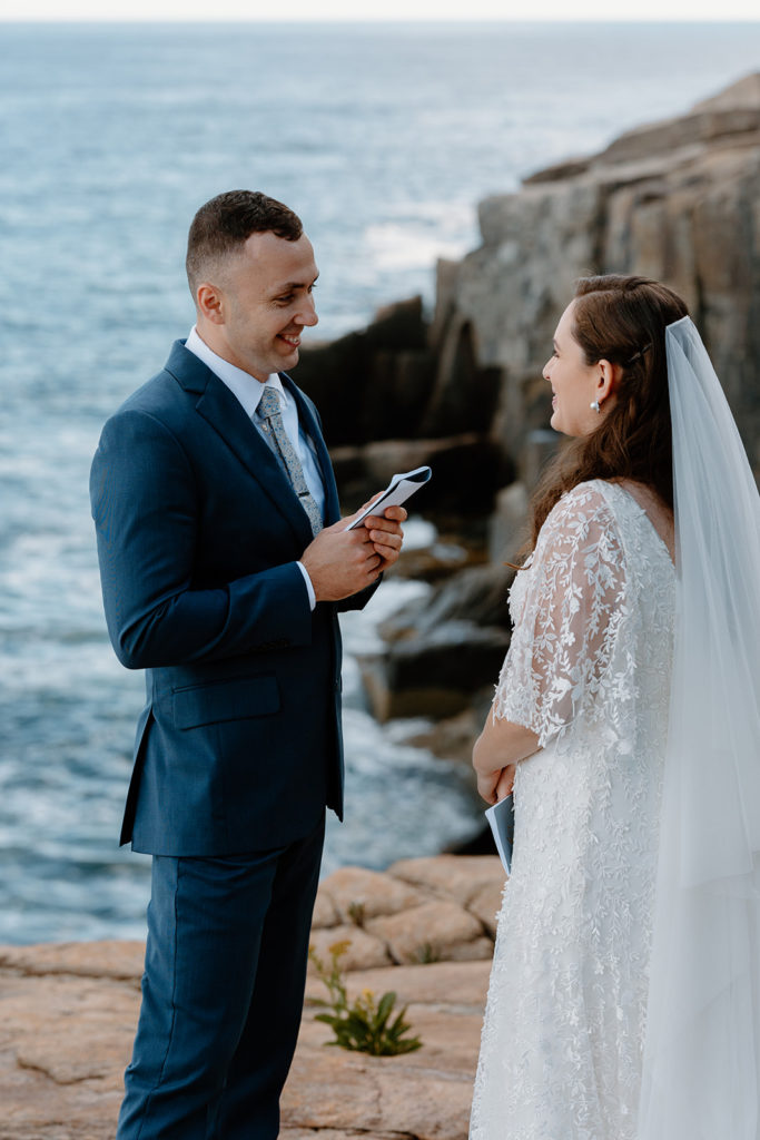 Private Vows at Otter Cliffs