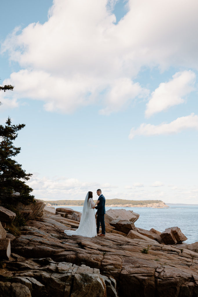 Private Vows at Otter Cliffs in Acadia National Park
