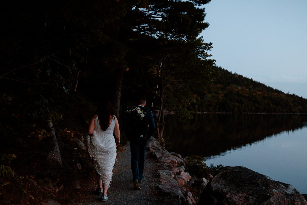 Hiking Elopement in Maine