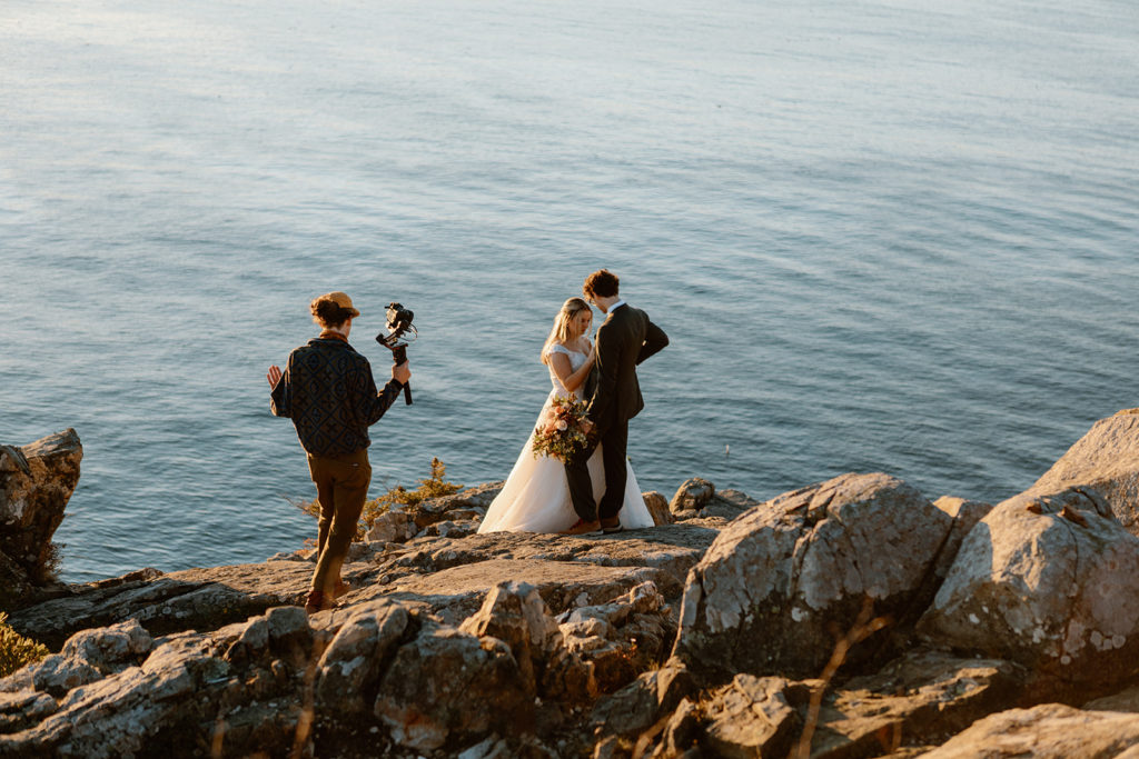 Maine elopement photo  and video team