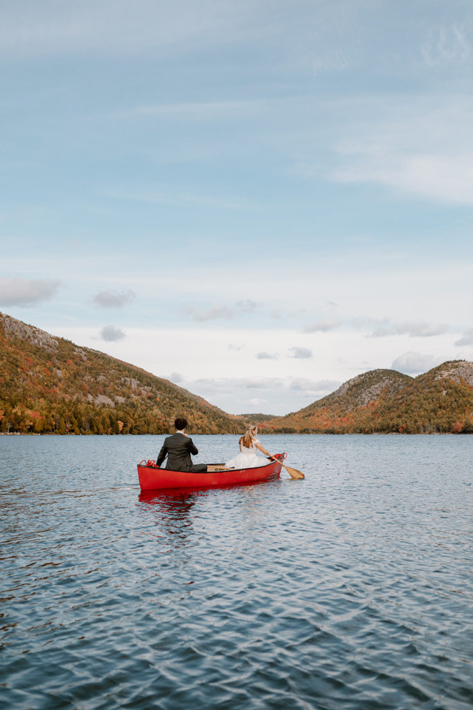 Canoeing in Acadia National Park