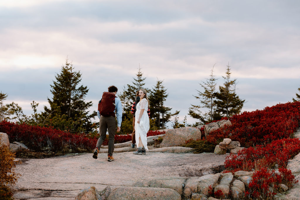 Maine elopement hike