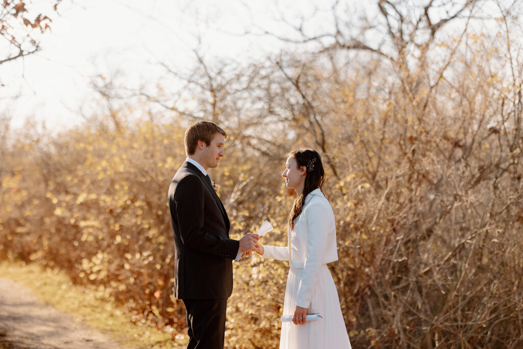 private vows elopement