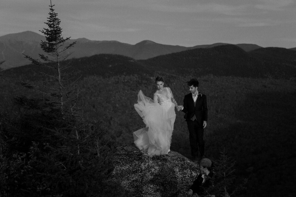 an elopement in the white mountains