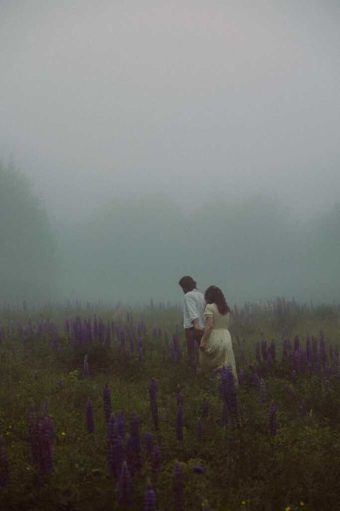 Whimsical Photos in Maine's Wild Lupines