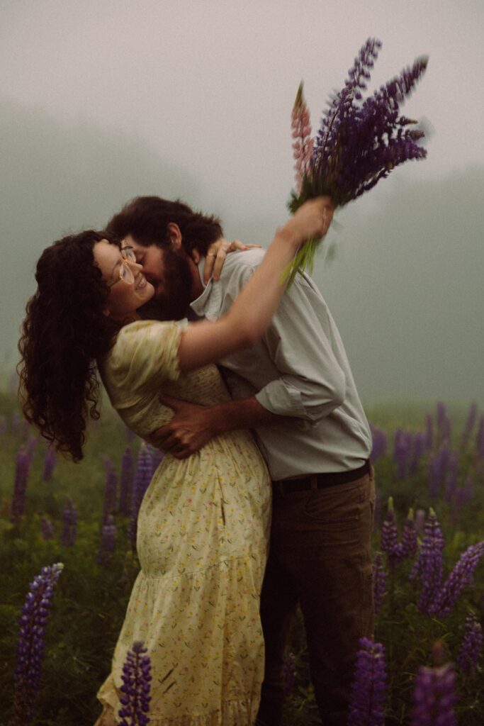 Whimsical Photos in Maine's Wild Lupines