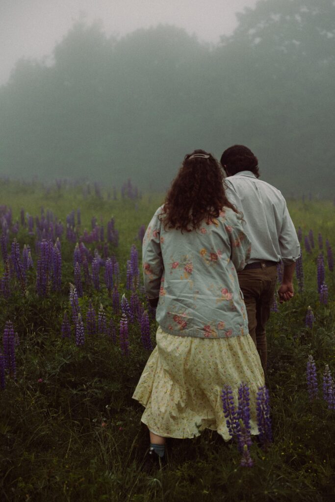 Whimsical Photos in Maine's Wild Lupines
