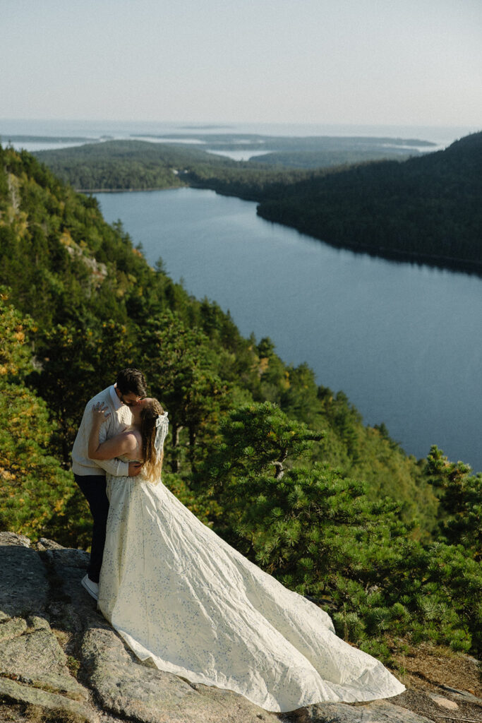 September Elopement in Acadia National Park
