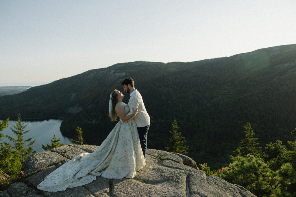 September Elopement in Acadia National Park
