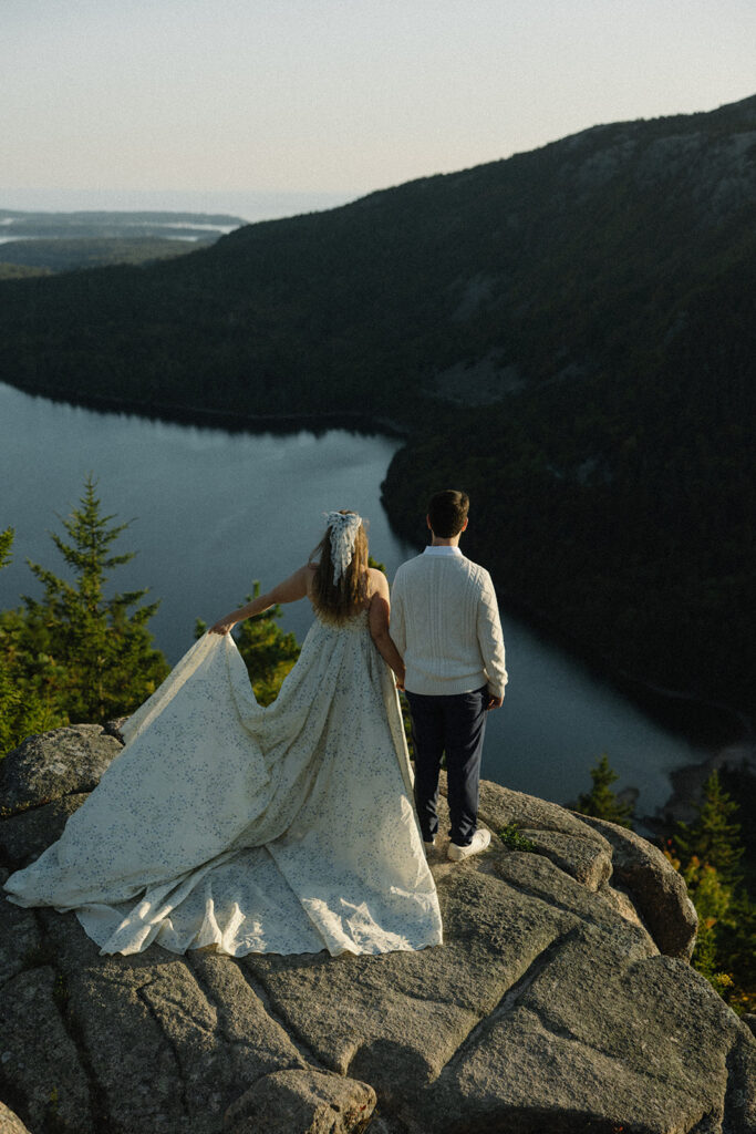 September Elopement in Acadia National Park