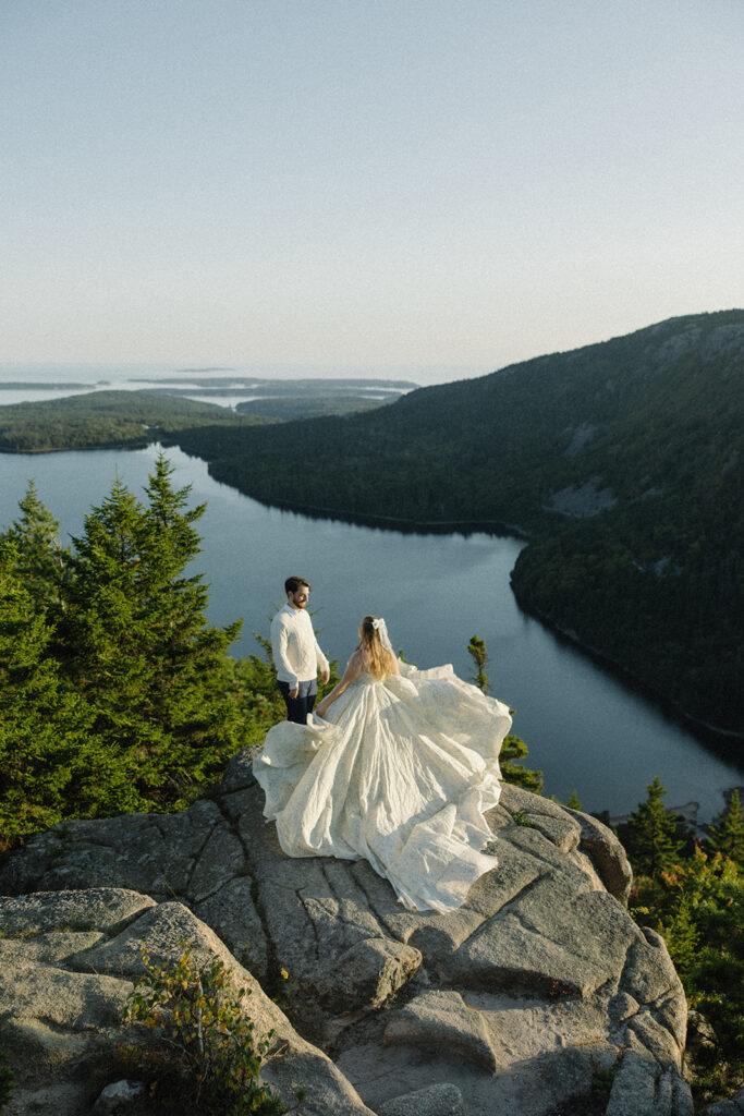 September Elopement in Acadia National Park
