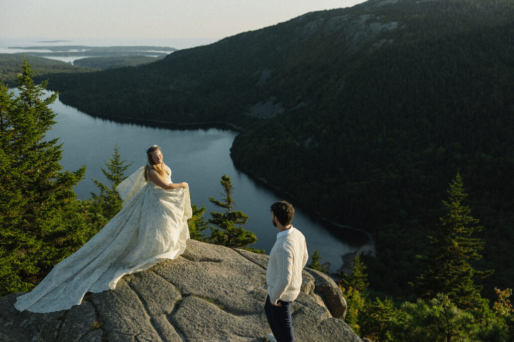 September Elopement in Acadia National Park