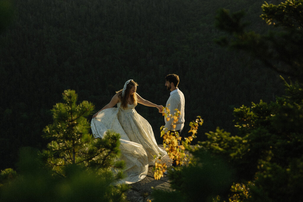 September Elopement in Acadia National Park