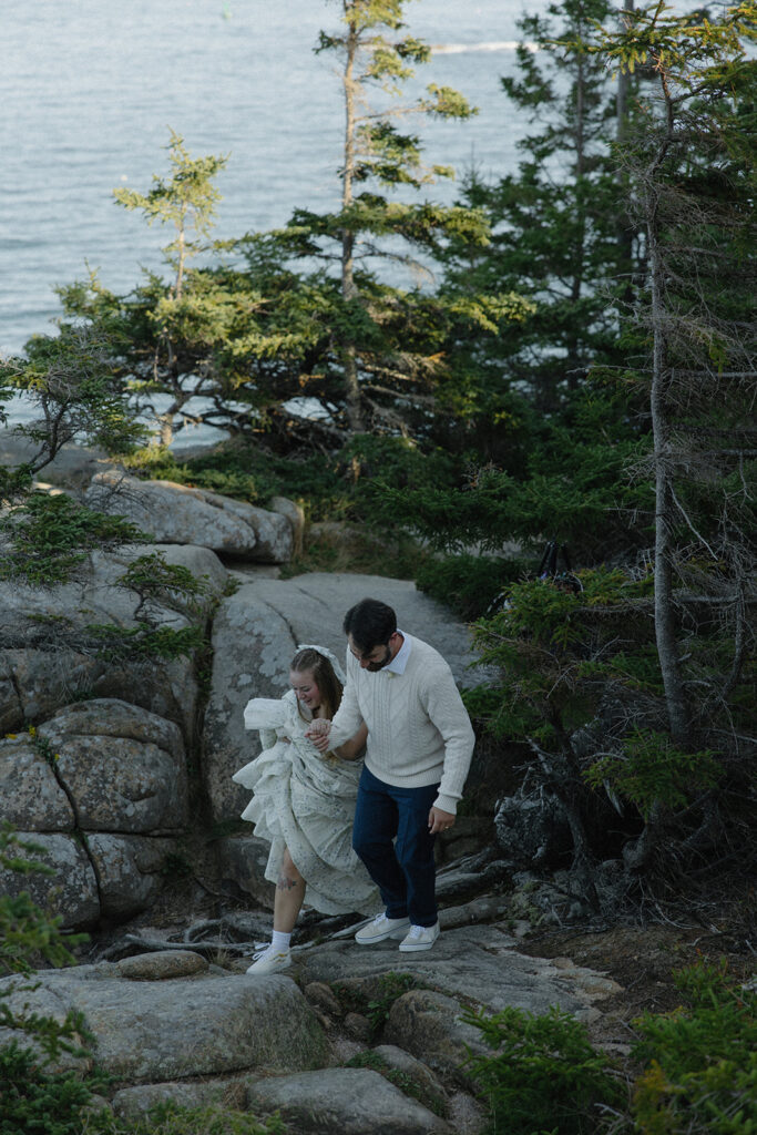 September Elopement in Acadia National Park