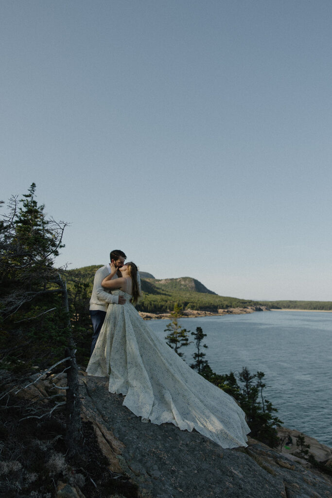September Elopement in Acadia National Park